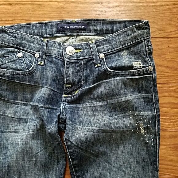 Rock & Republic Kurt Distressed Boot  Sz. 25  EUC - Picture 3 of 11